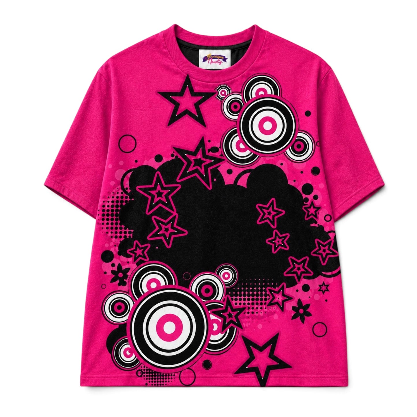 Frutiger Metro Pink 100% Cotton Unisex T-Shirt