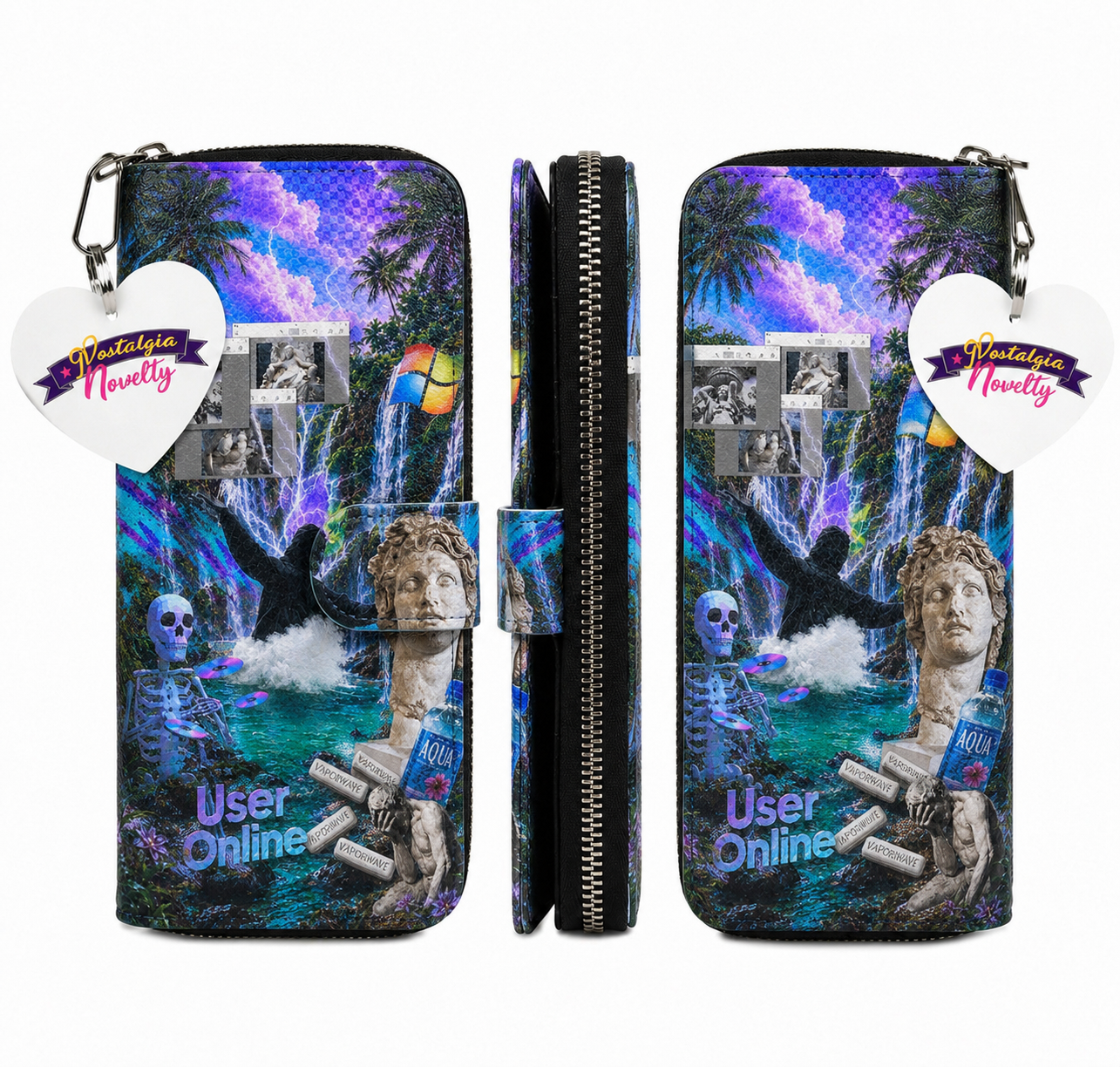 Cyber Falls Leather Wallet