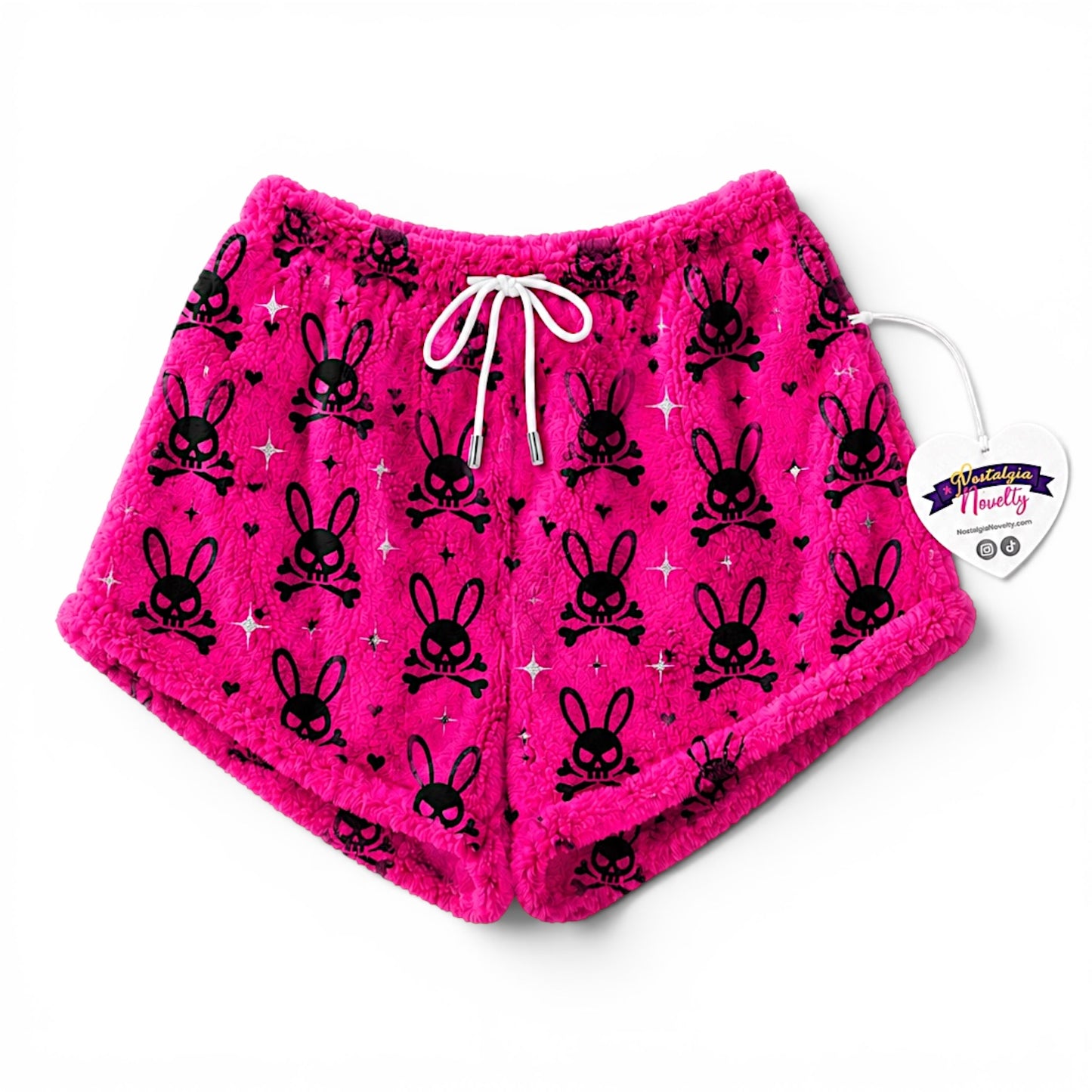 Skull Bunny Pajama Shorts