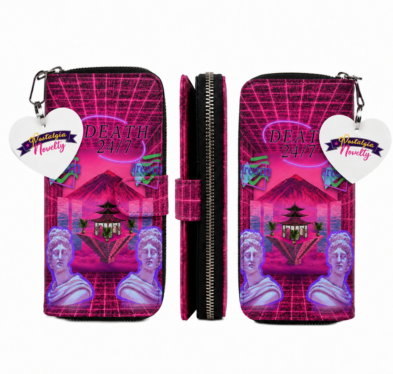 Death 24/7 PU Leather Wallet