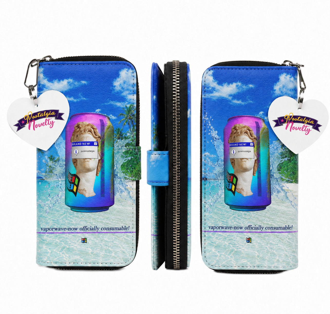 Consume Nostalgia PU Leather Wallet