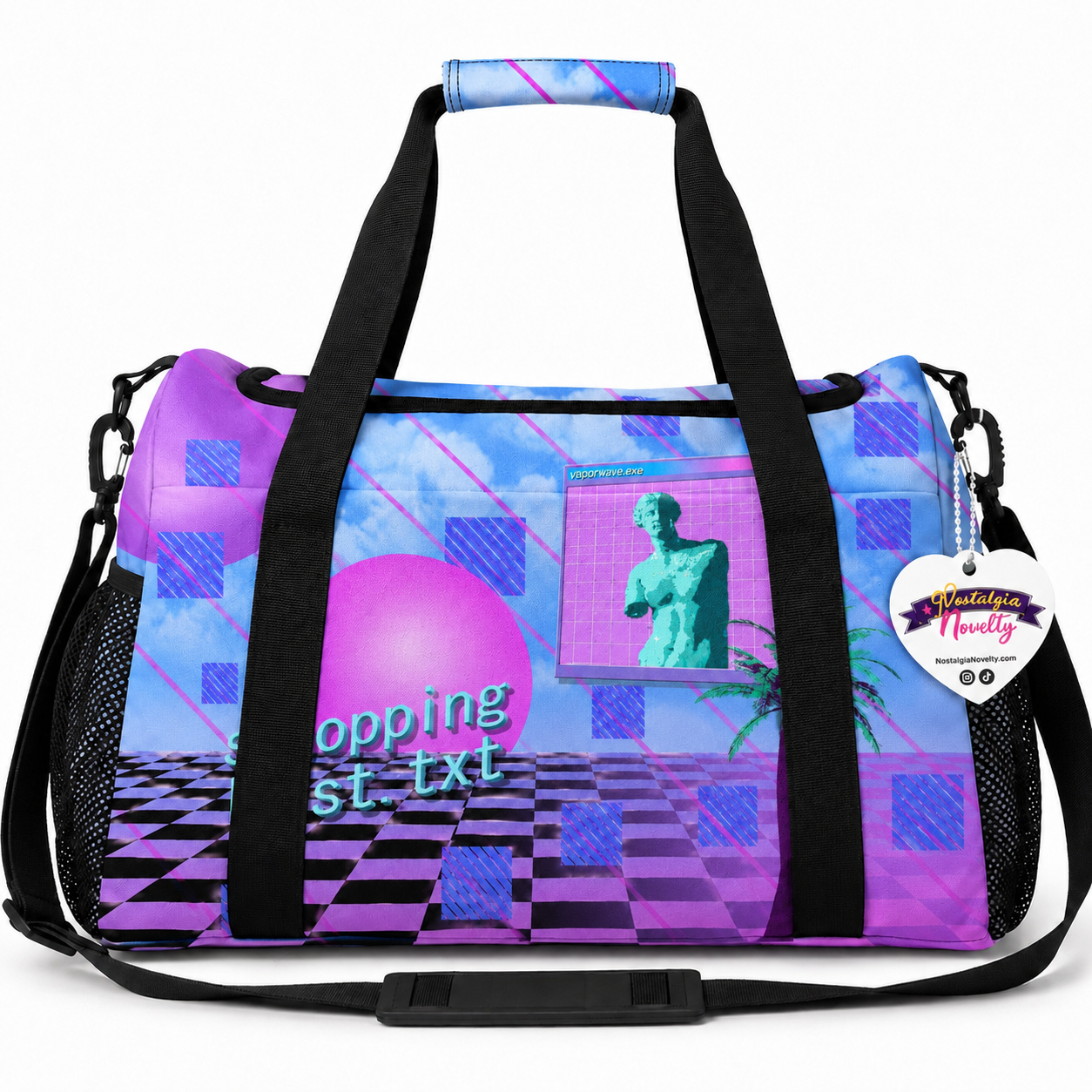 Vaporwave.exe XL Duffle Luggage Bag