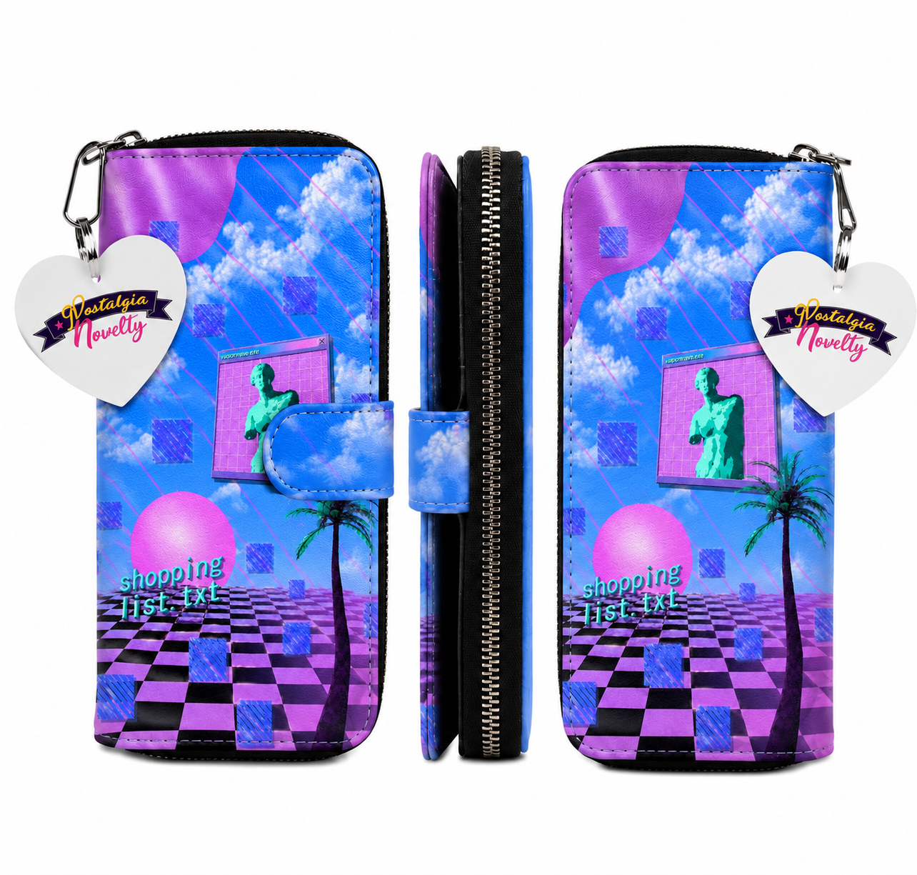 Vaporwave.exe PU Leather Wallet