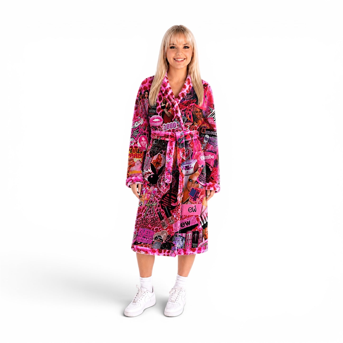Mcbling Y2k Kiss Sleeping Robe