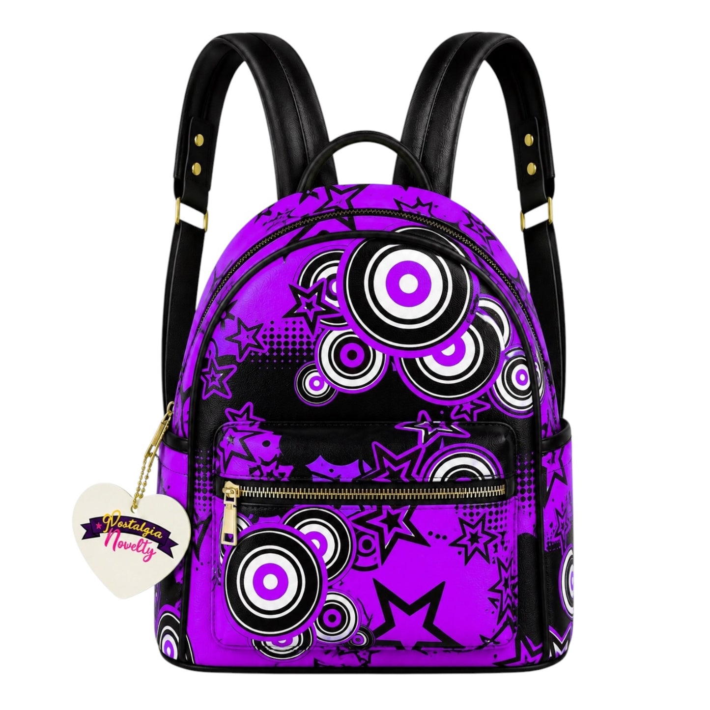 Frutiger Metro Purple PU Leather Backpack