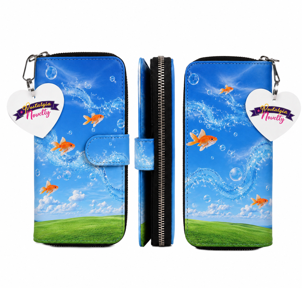 Goldfish Skies PU Leather Wallet