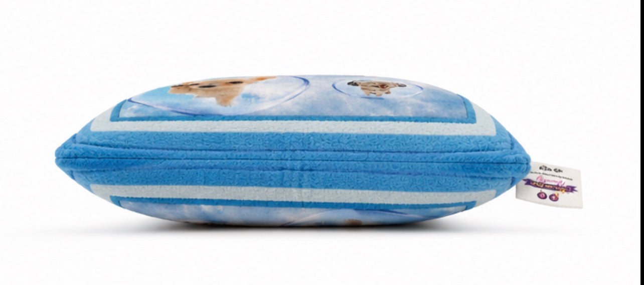 Frutiger Aero Cat Dog Pillow Cover