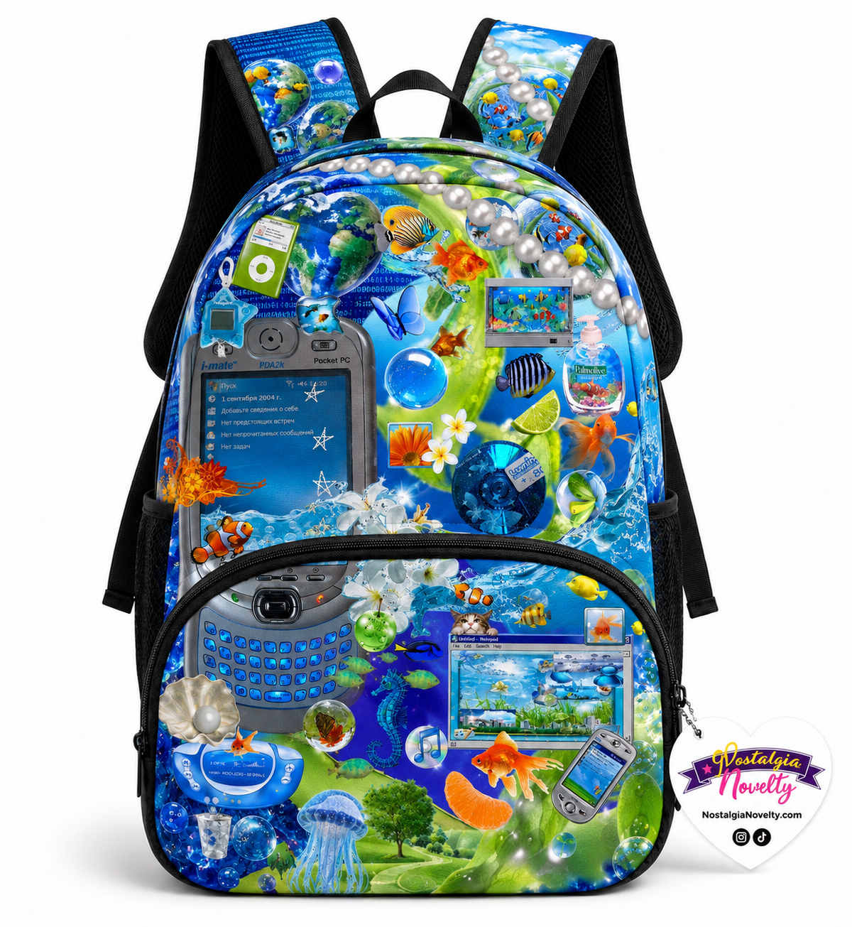 Frutiger Aero Fish Backpack