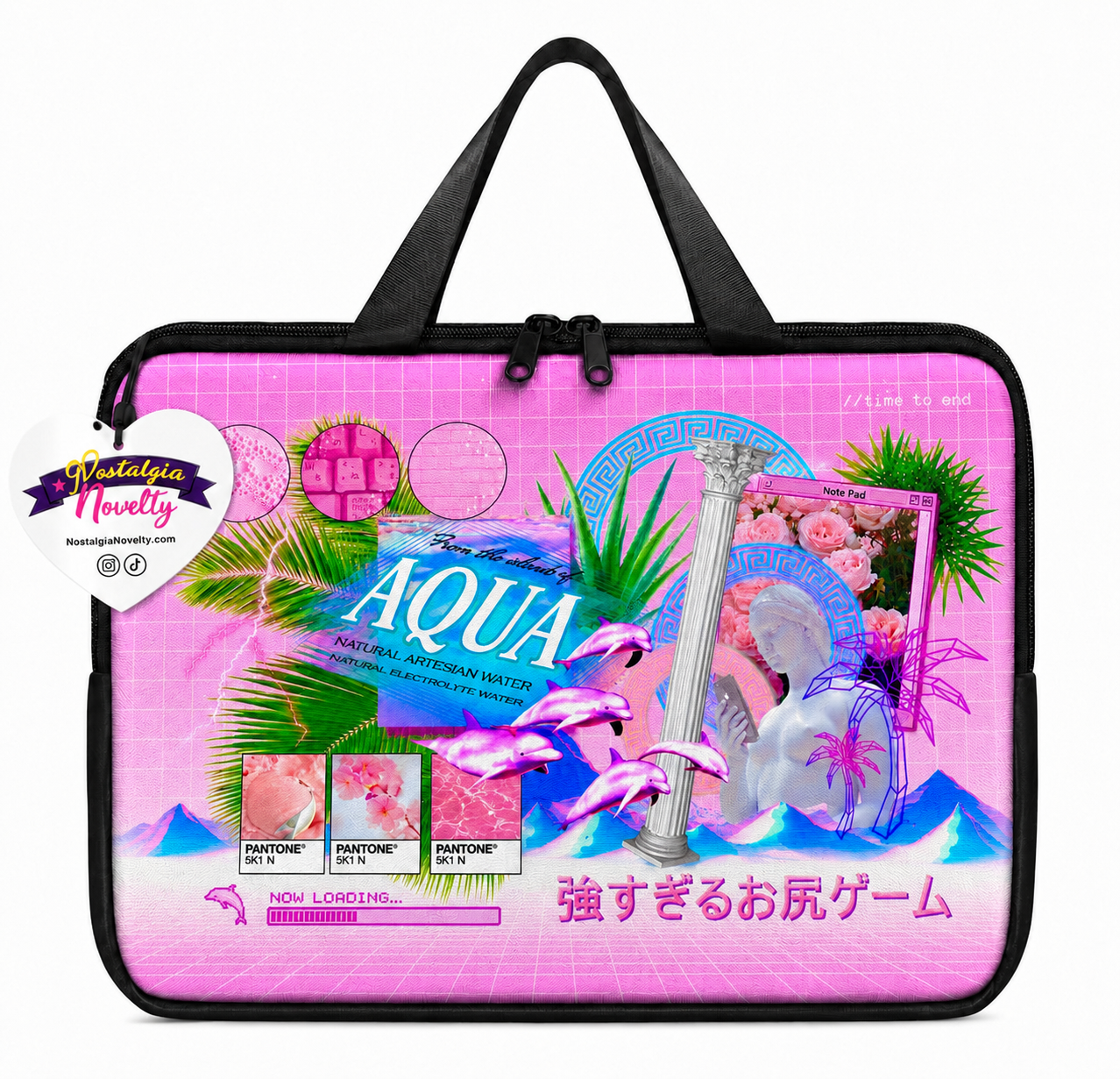 Aqua Sequence Laptop Bag