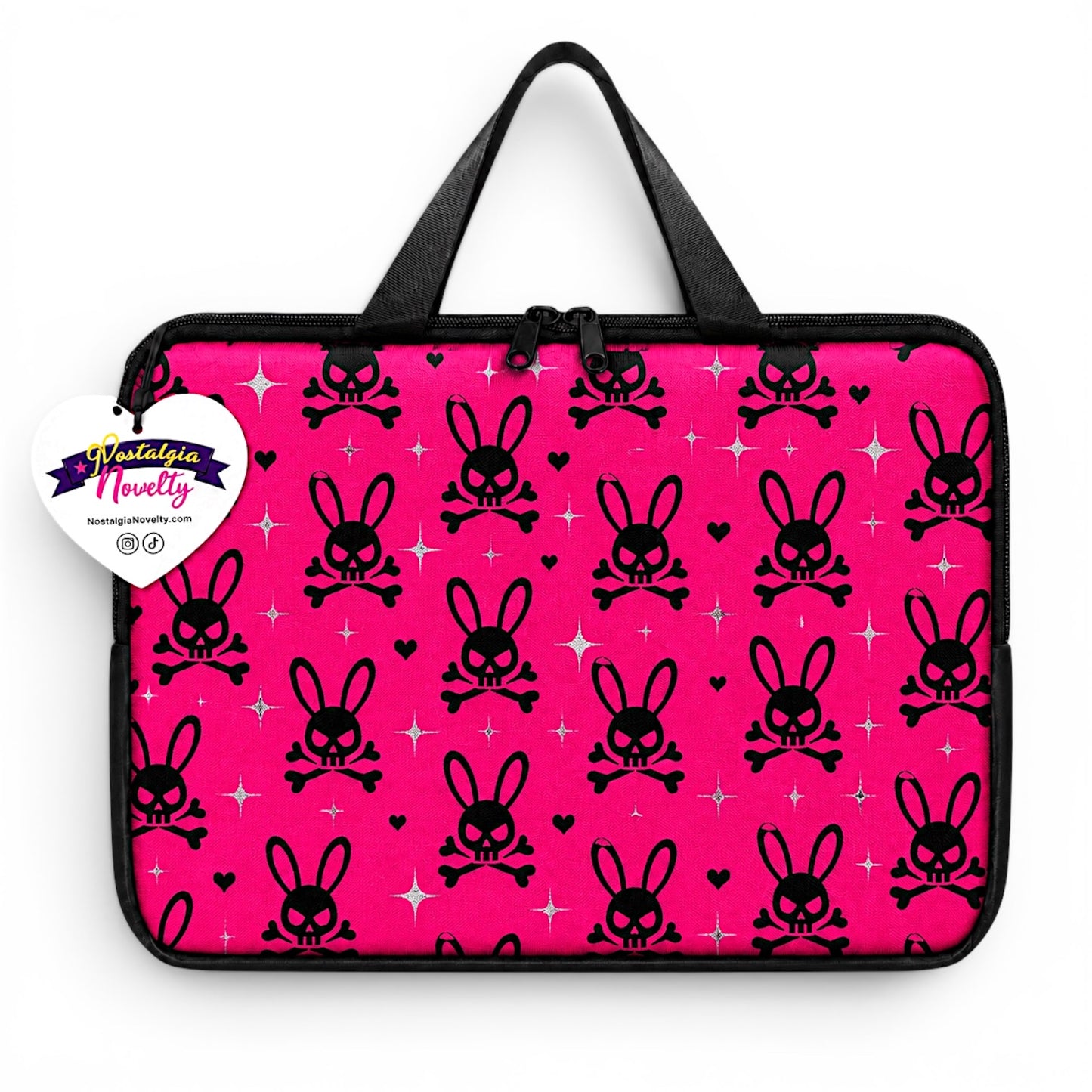 Skull Bunny Laptop Bag