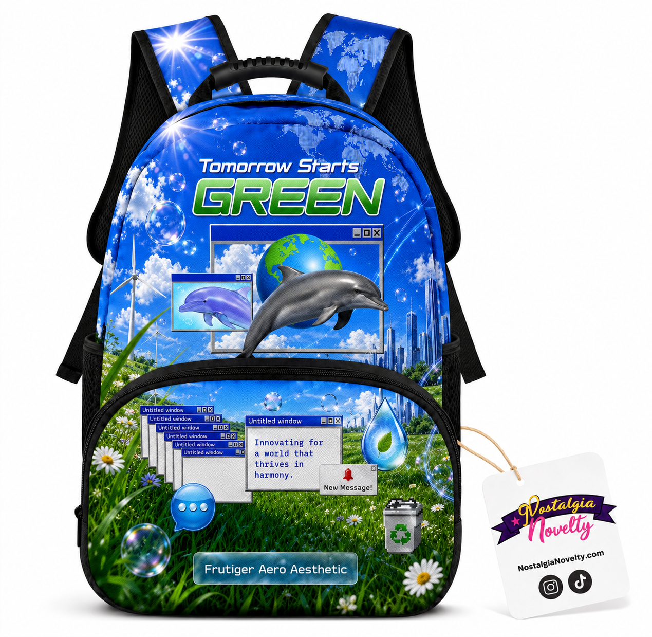 Tomorrow Stars Green Backpack