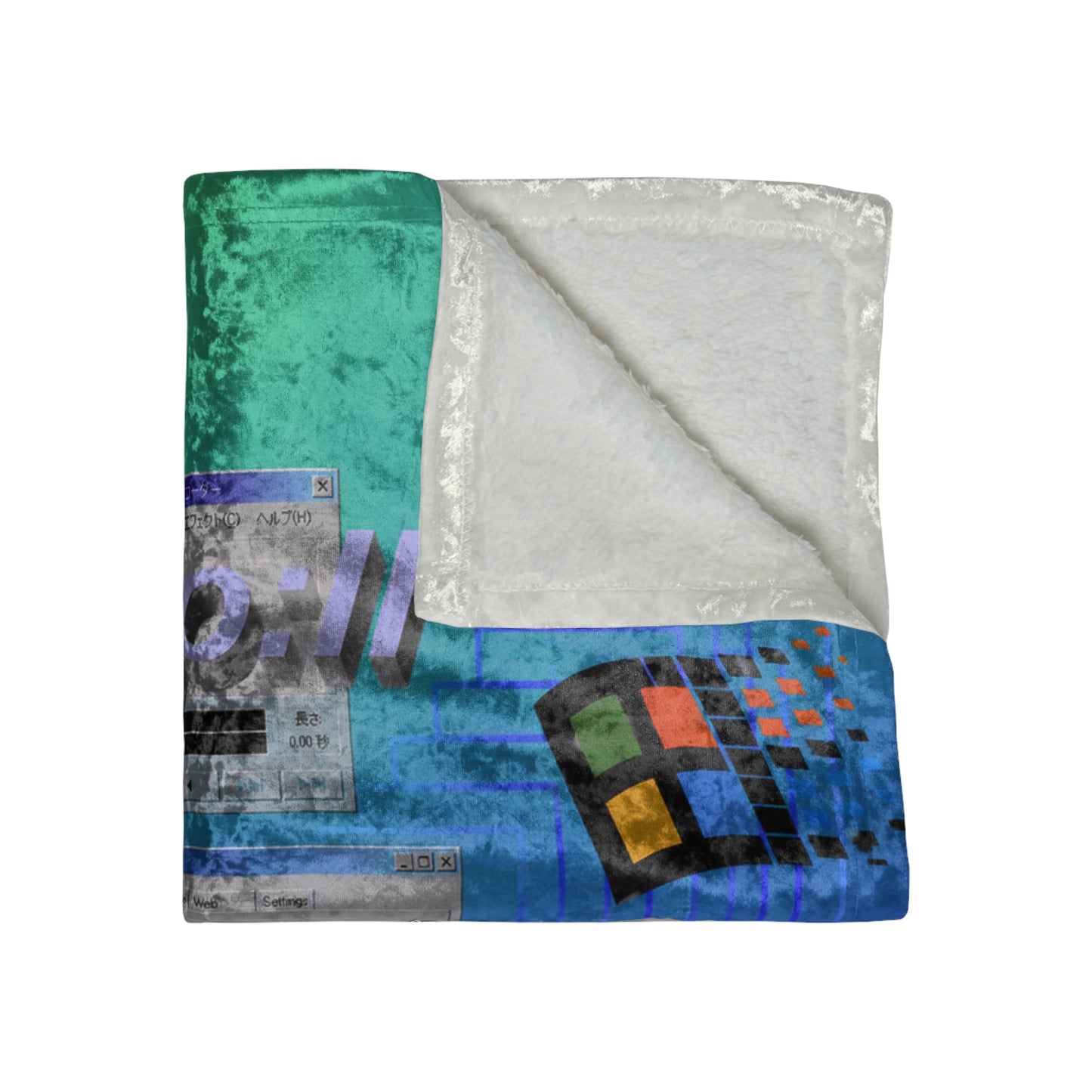 HTTP Crushed Velvet Blanket