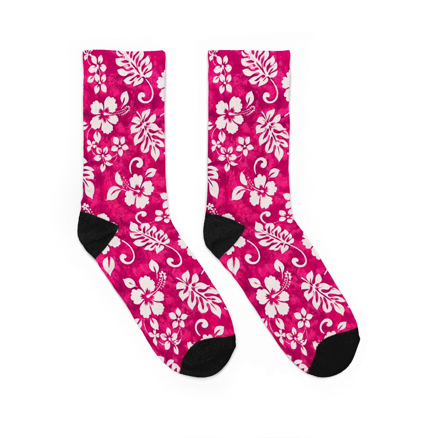 Hawaii Hibiscus Unisex Crew Socks