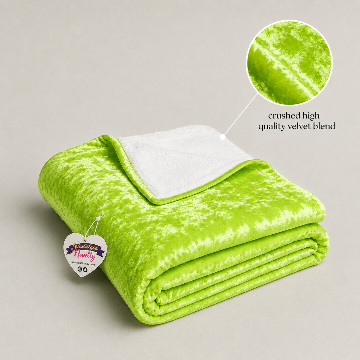 Consume Nostalgia Crushed Velvet Blanket
