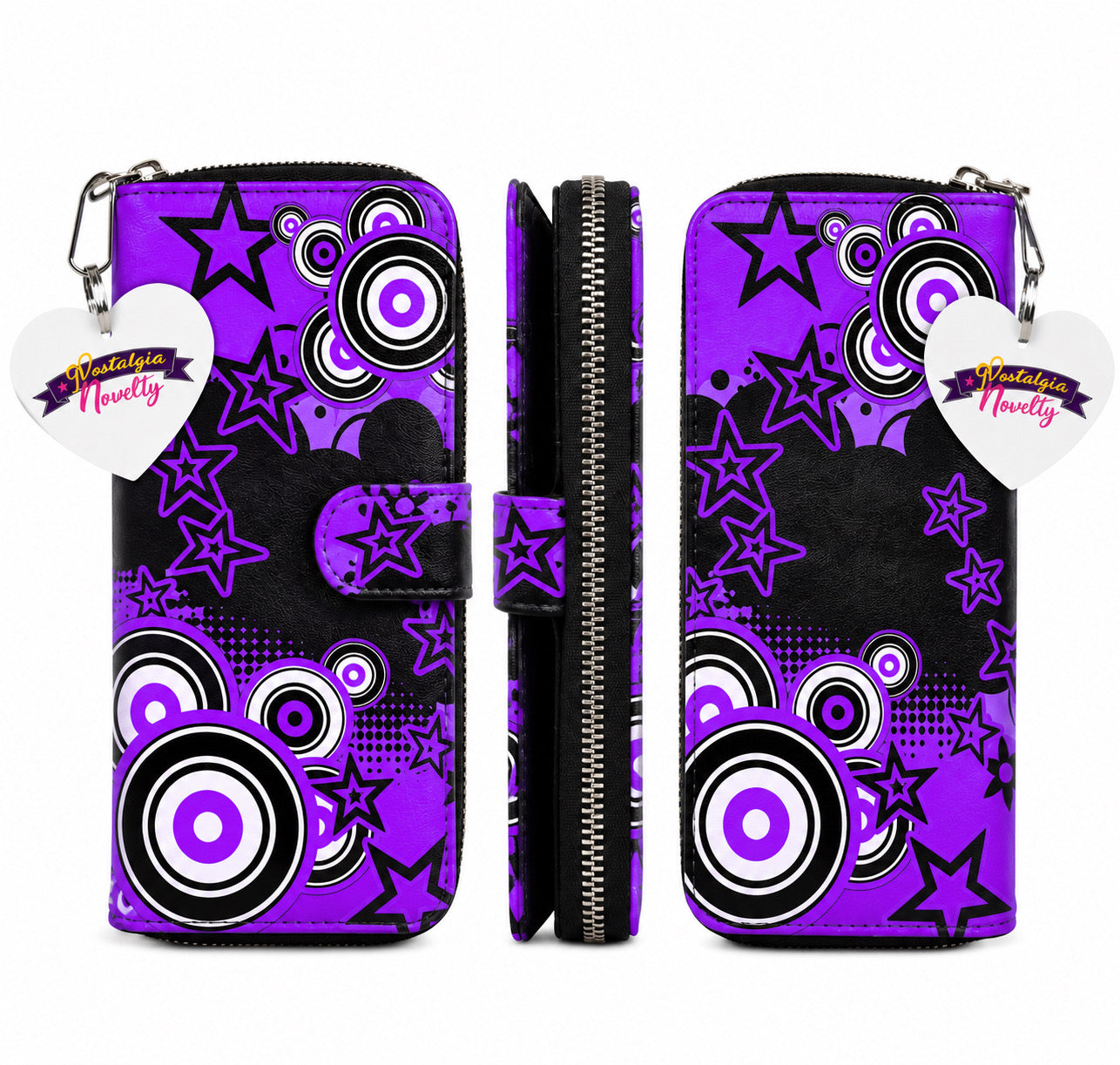 Frutiger Metro Purple PU Leather Wallet