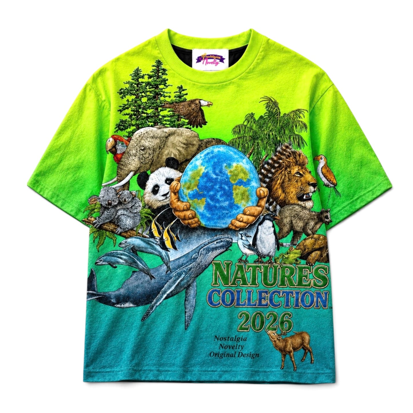 Nature’s Collection All Over Print 100% Cotton Unisex T-Shirt