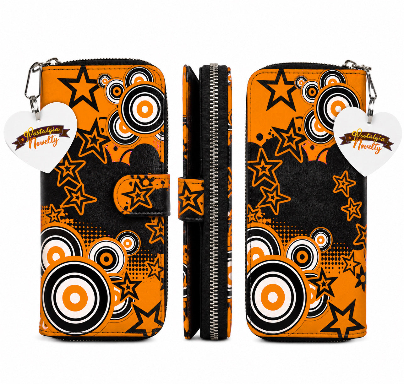 Frutiger Metro Orange PU Leather Wallet