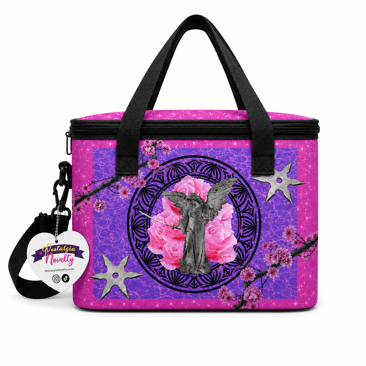 Digital Blossom Lunch Box Bag