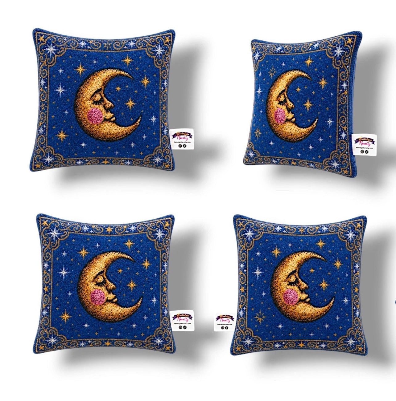 Sleep Time Moon Pillow Cover