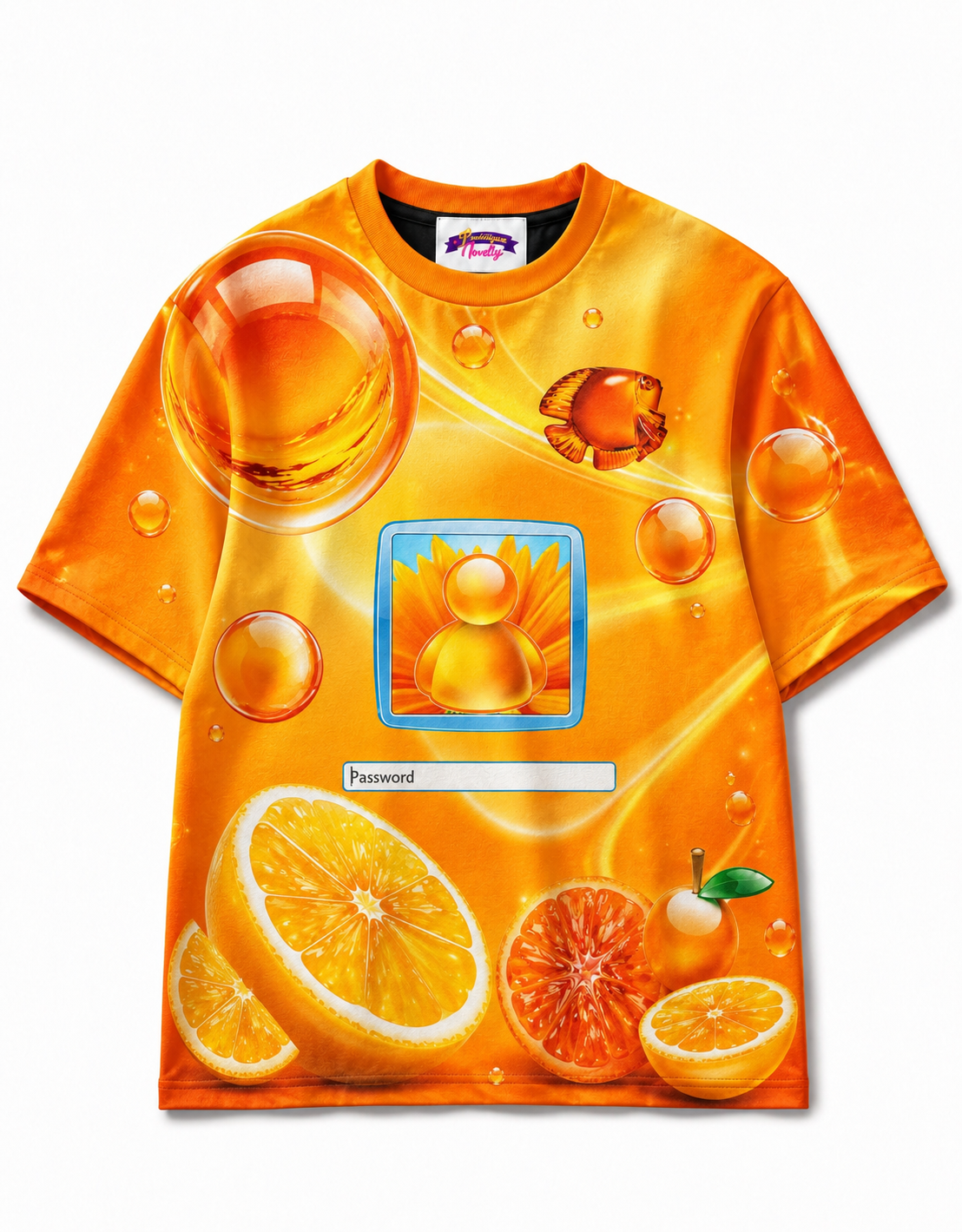 Dorfic Login All Over Print 100% Cotton Unisex T-Shirt