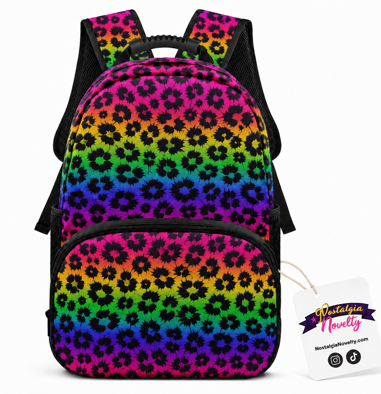 Rainbow Leopard Backpack