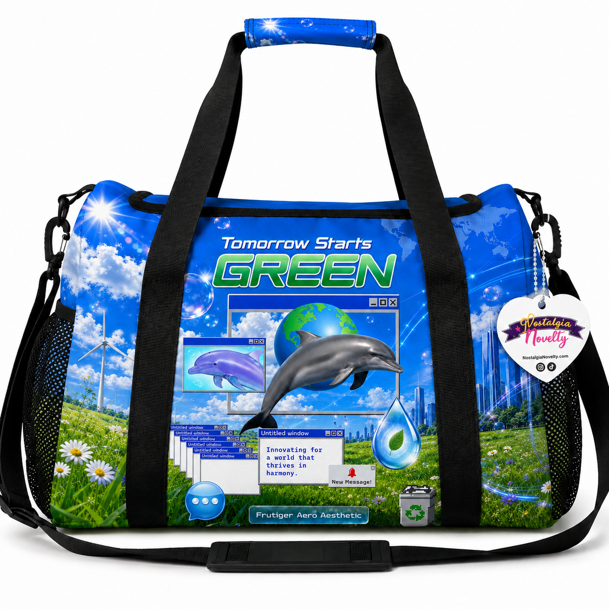 Tomorrow is Green XL Duffle Luggage Bag