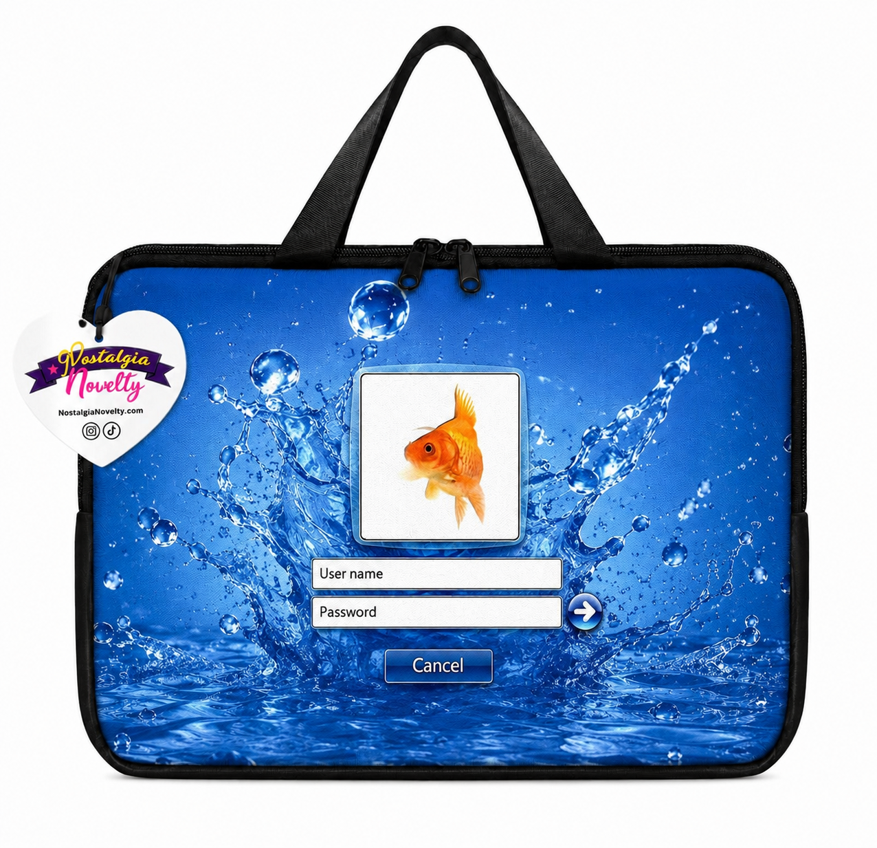 Liquid login Laptop Bag