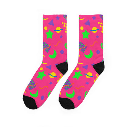 Pink Party Crew Socks