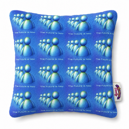 The Future Is Now Fuzzy Pillow Case