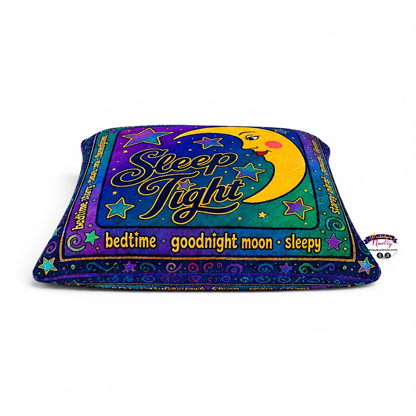 Aurora Borealis Moon Pillow Cover