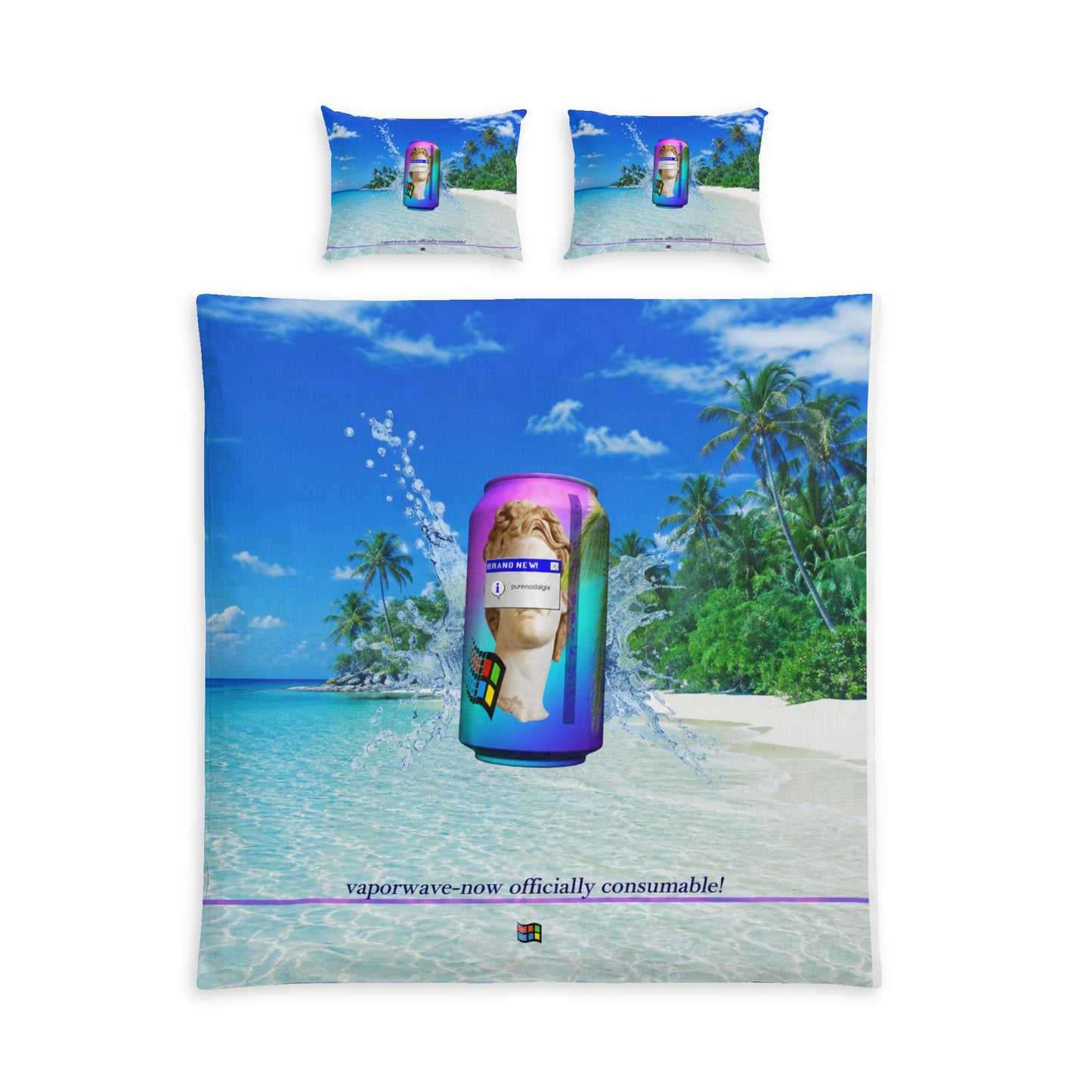 Consume Nostalgia 100% Cotton BedSet
