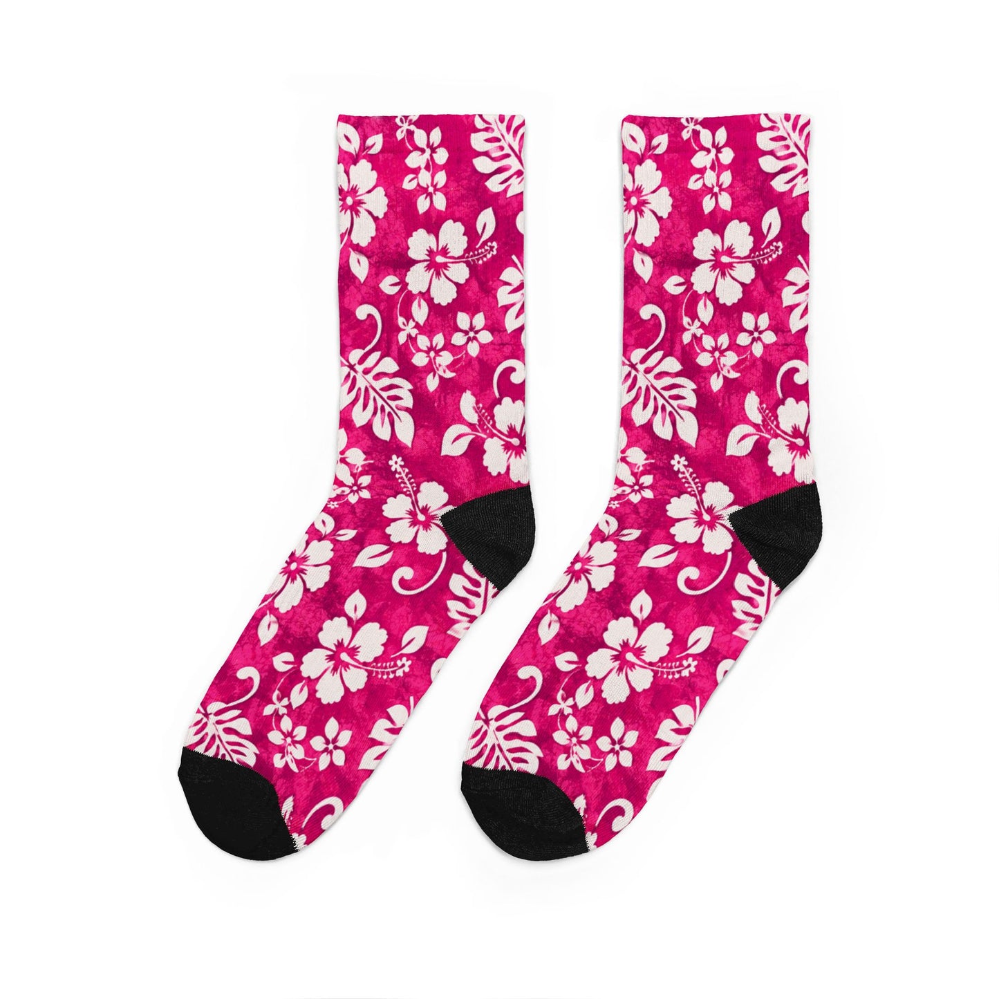Hawaii Hibiscus Unisex Crew Socks