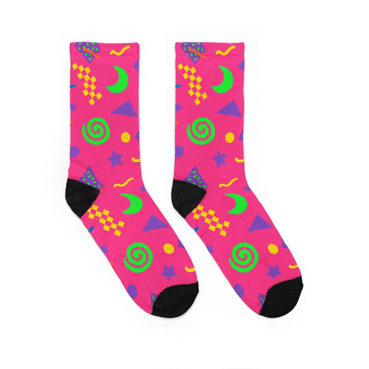 Pink Party Crew Socks