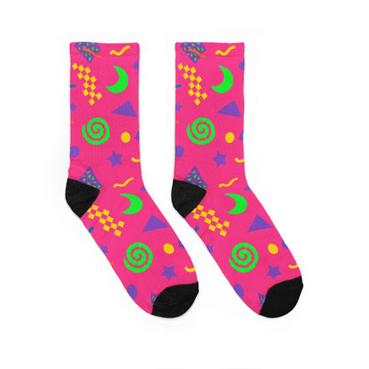 Pink Party Crew Socks