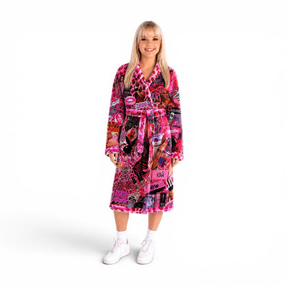 Mcbling Y2k Kiss Sleeping Robe
