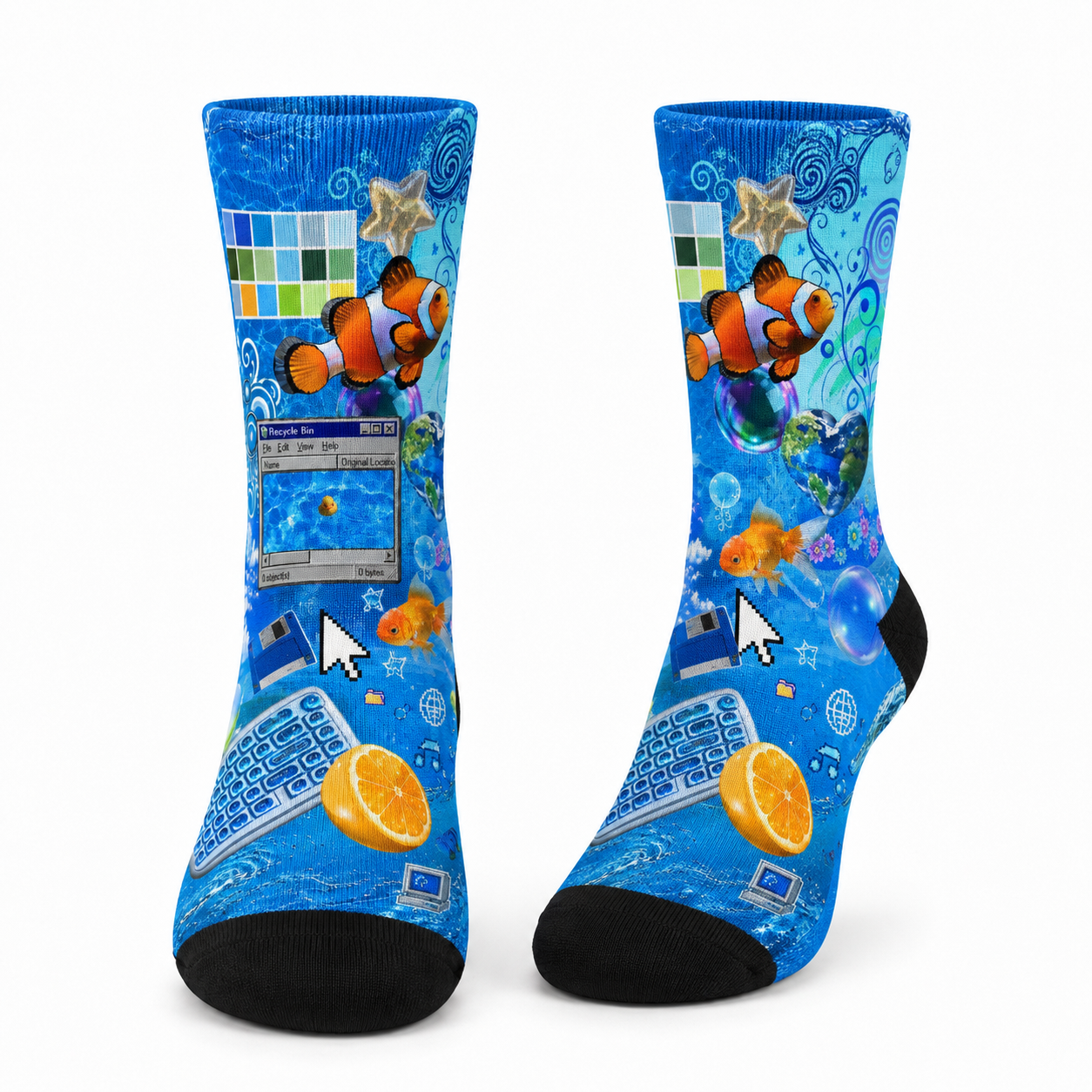 Clownfish Web Unisex Crew Socks