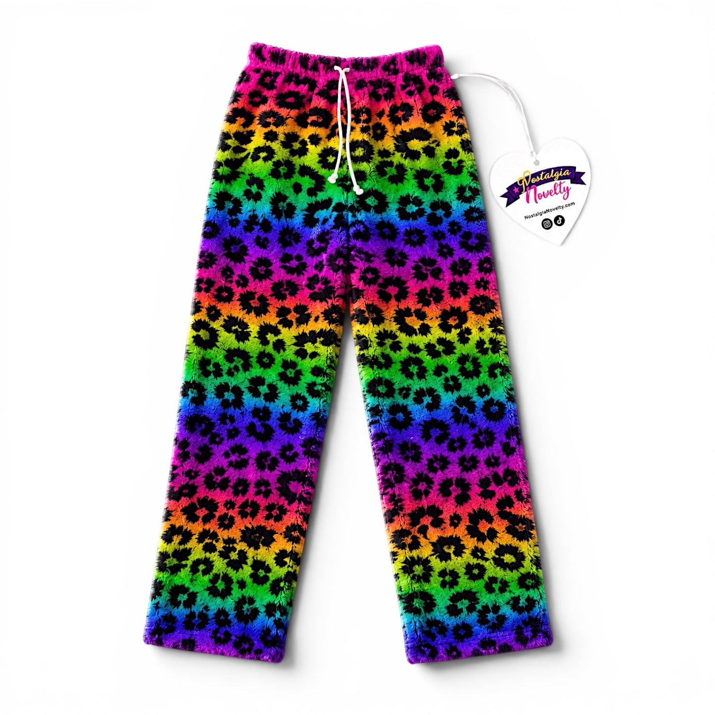 Rainbow Leopard Pajama Pants