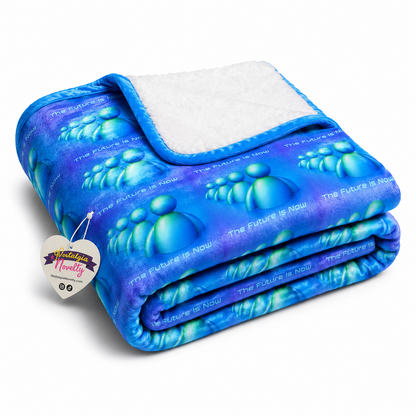 The Future is Now Crushed Velvet Blanket