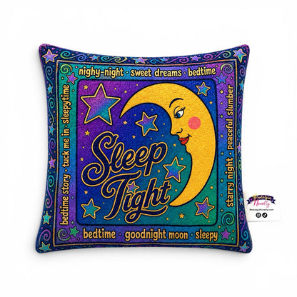 Aurora Borealis Moon Pillow Cover