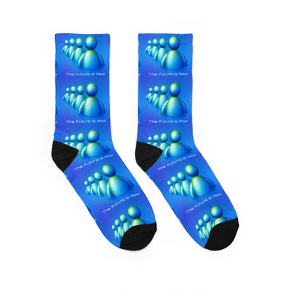 The Future Is Now Unisex Crew Socks