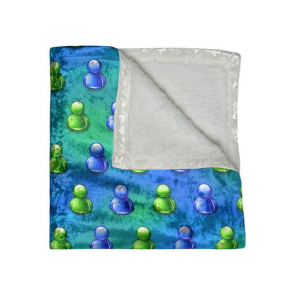 Msn Crushed Velvet Blanket
