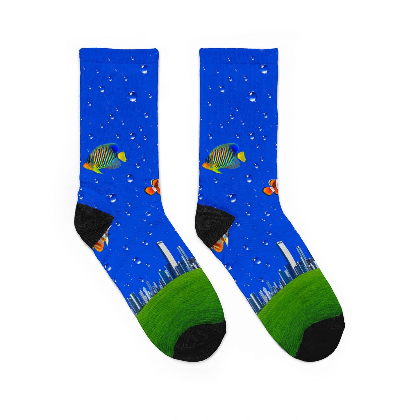 Fish City Unisex Crew Socks