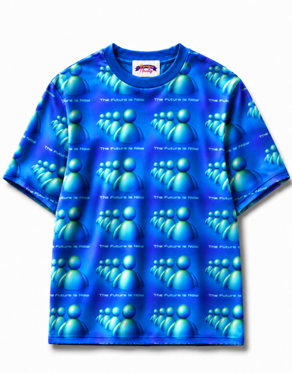 The Future Is Now All Over Print 100% Cotton Unisex T-Shirt