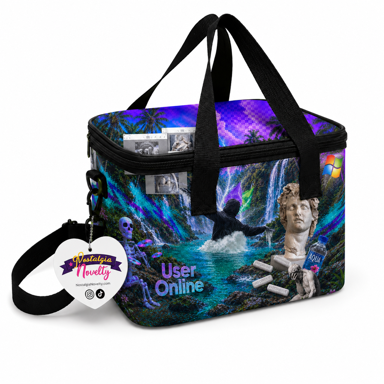 Cyber Falls Lunch Box Bag