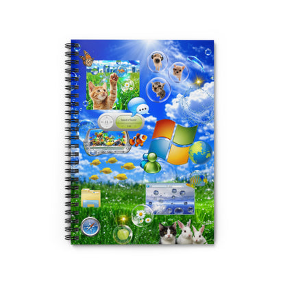 Sky Screen Spiral Notebook