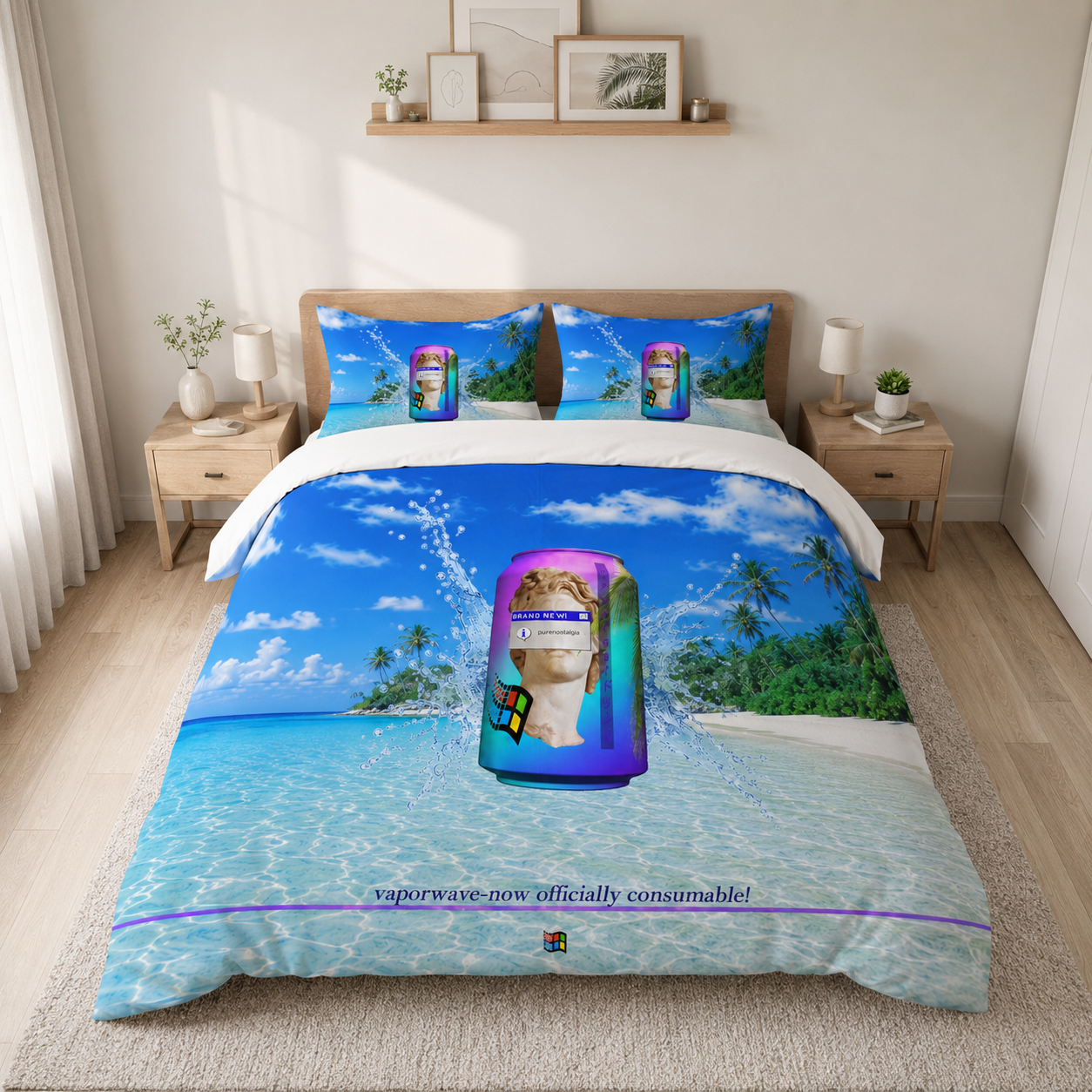 Consume Nostalgia 100% Cotton BedSet