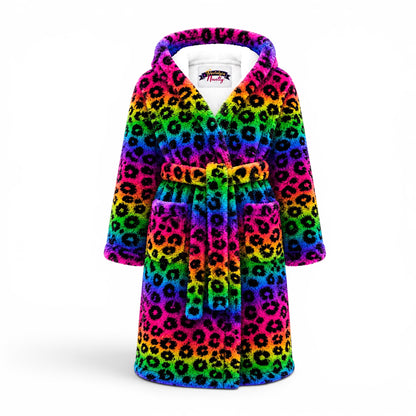 Rainbow Leopard Sleeping Robe