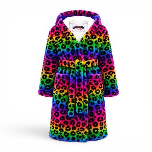 Rainbow Leopard Sleeping Robe