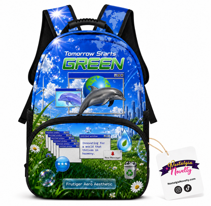 Tomorrow Stars Green Backpack