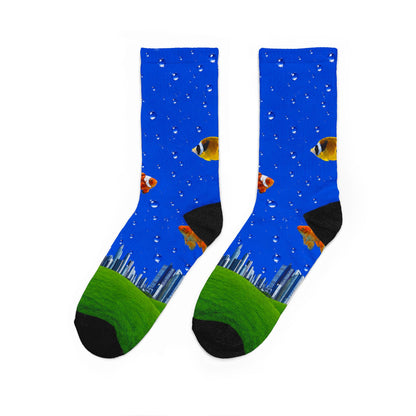 Fish City Unisex Crew Socks